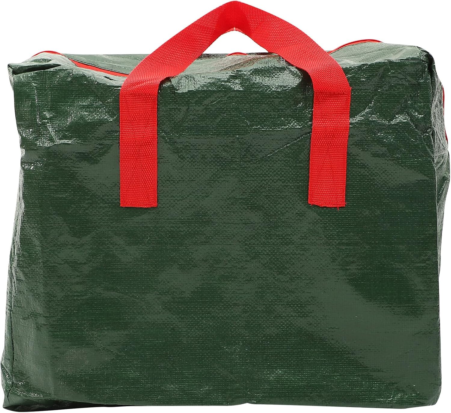 Christmas Tree Storage Bag Green Polyethylene Heavy-duty Zipper