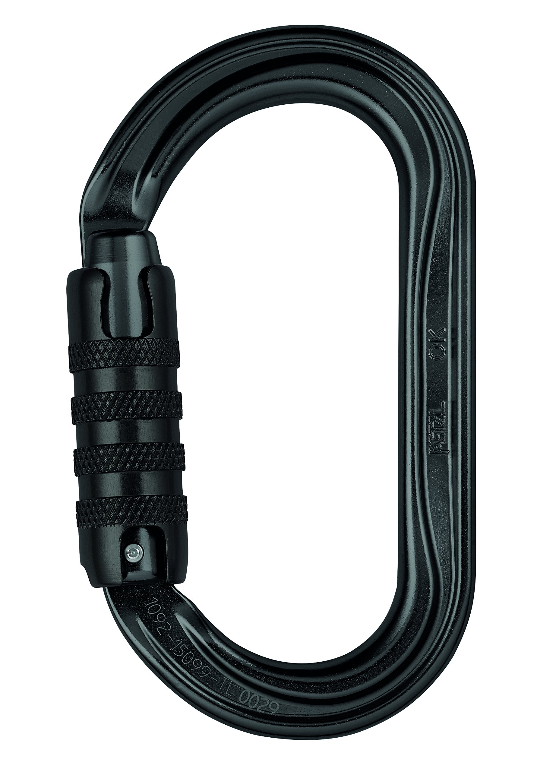 Petzl M33A TLN NEW OK Lightweight Oval Carabiner, Triact-Lock, Black — image 1