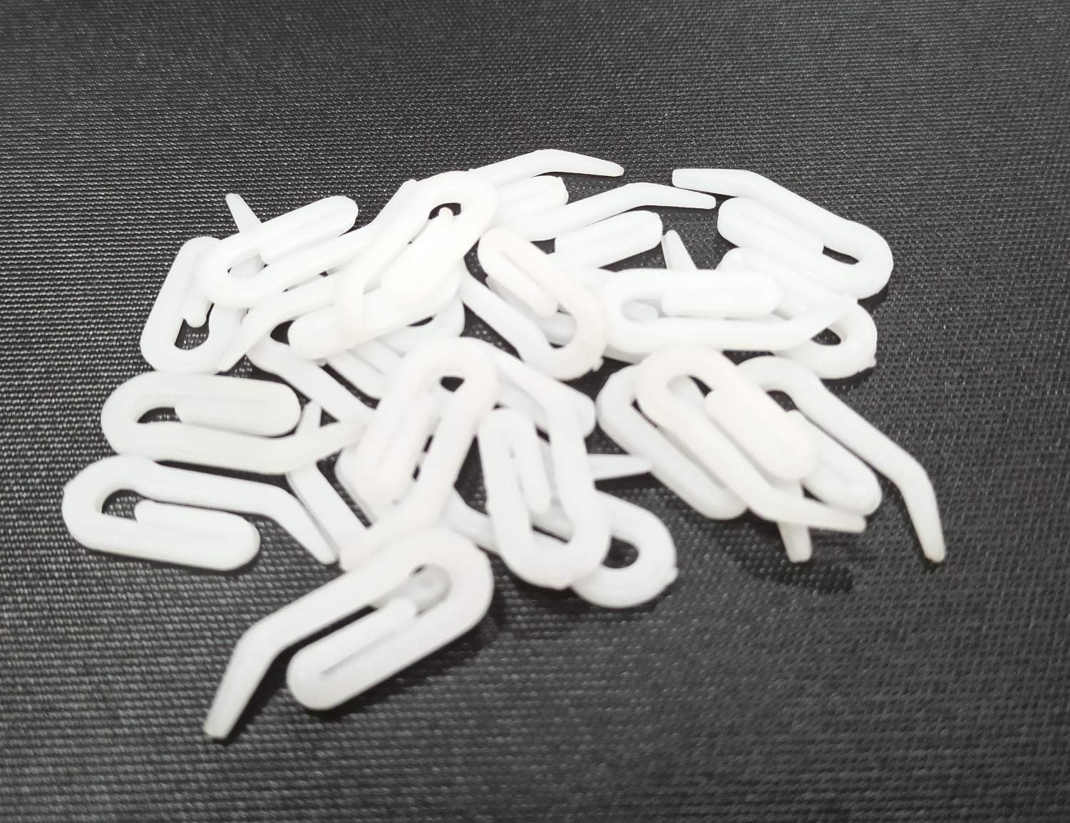 Hook for Curtain Channel/M Track System - Plastic - 100 Pieces