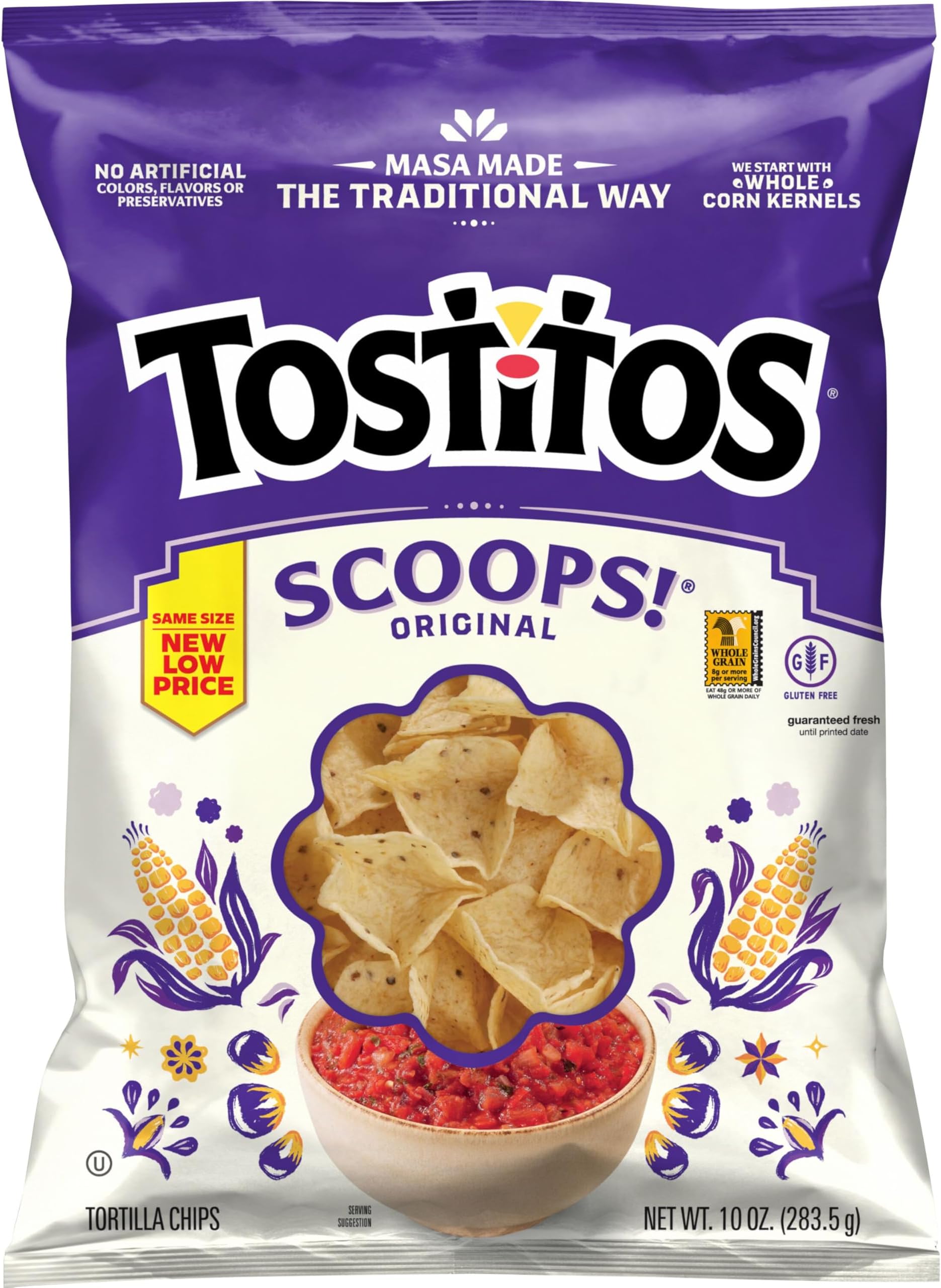Scoops Tortilla Chips, 10oz Bag