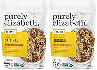 Vista 14 de Purely Elizabeth Granola vegana sin gluten de grano antiguo, original (3 piezas)