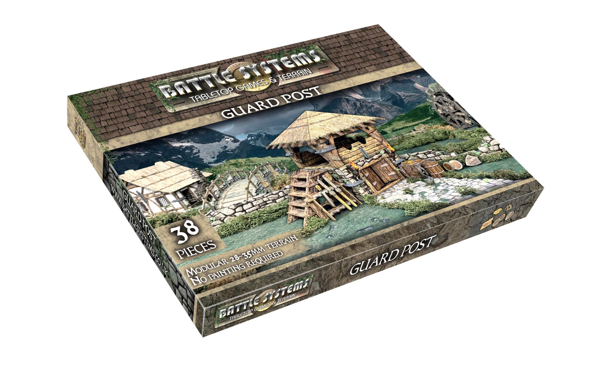 Battle Systems Fantasy Terrain Guard Post - 28-35mm DND D&D RPG Wargames Historical/Fantasy Card Scenery