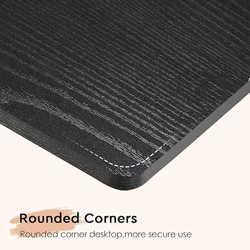 Miniatura 8 de Maihail Escritorio pequeño para computadora, escritorio pequeño de 31.5 pulgadas con cajón, escritorios pequeños para oficina en casa, espacio