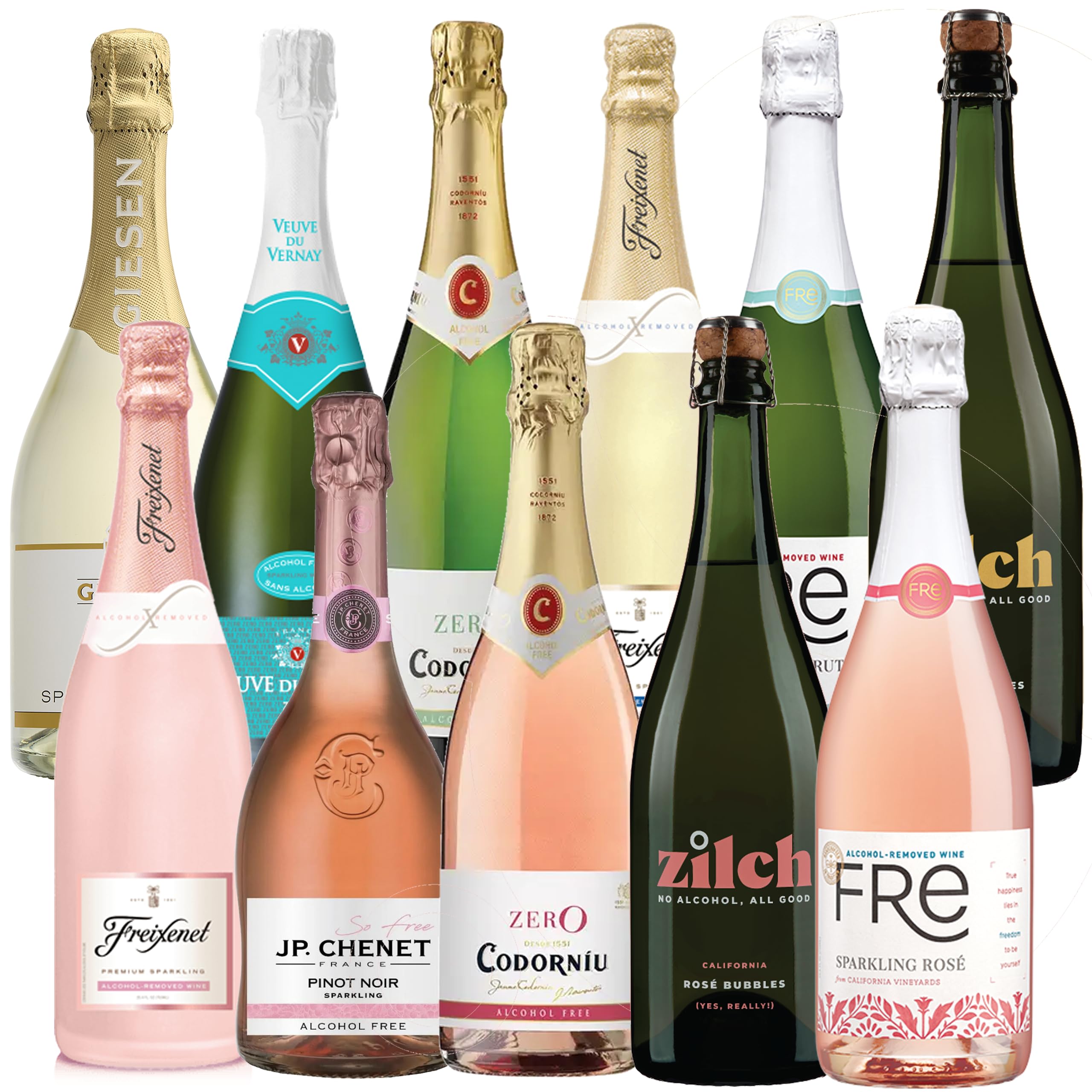 Amazon.com: Sparkling and Sparkling Rosé Non-Alcoholic Wine Date 