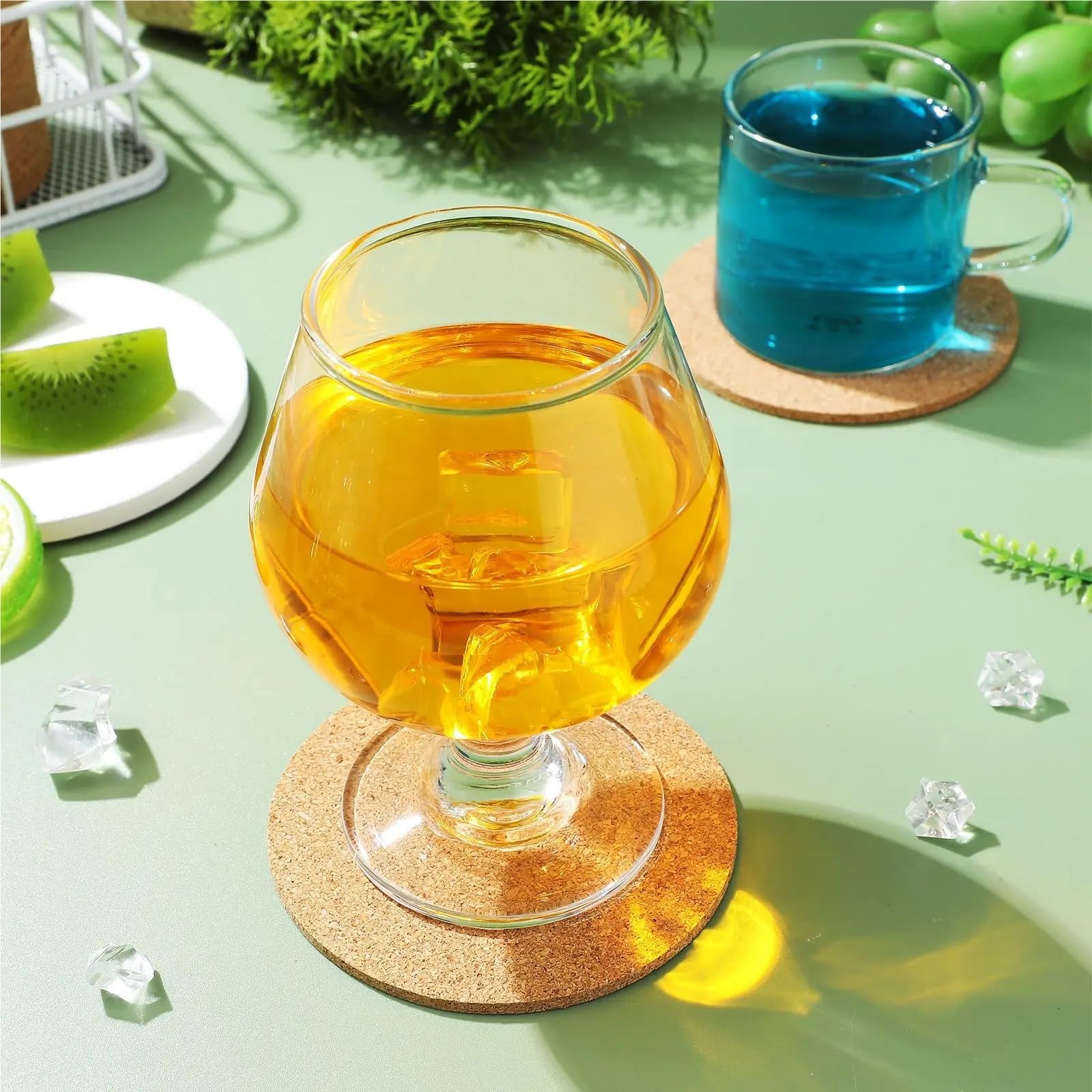 sous-Verres Ronds en liège, 120 pièces, antidérapants, résistants à la Chaleur, Tapis for Boissons et Pots de Fleurs, for Le Bureau