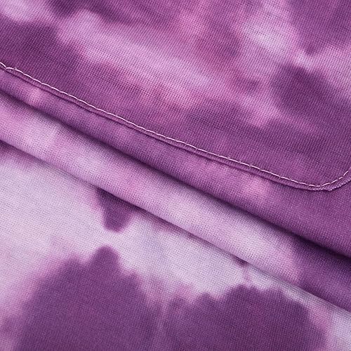 Miniatura 7 de Camisas con botones de teñido anudado para mujer, estilo casual, de manga larga, con solapa, para otoño, blusas elegantes con bolsillo