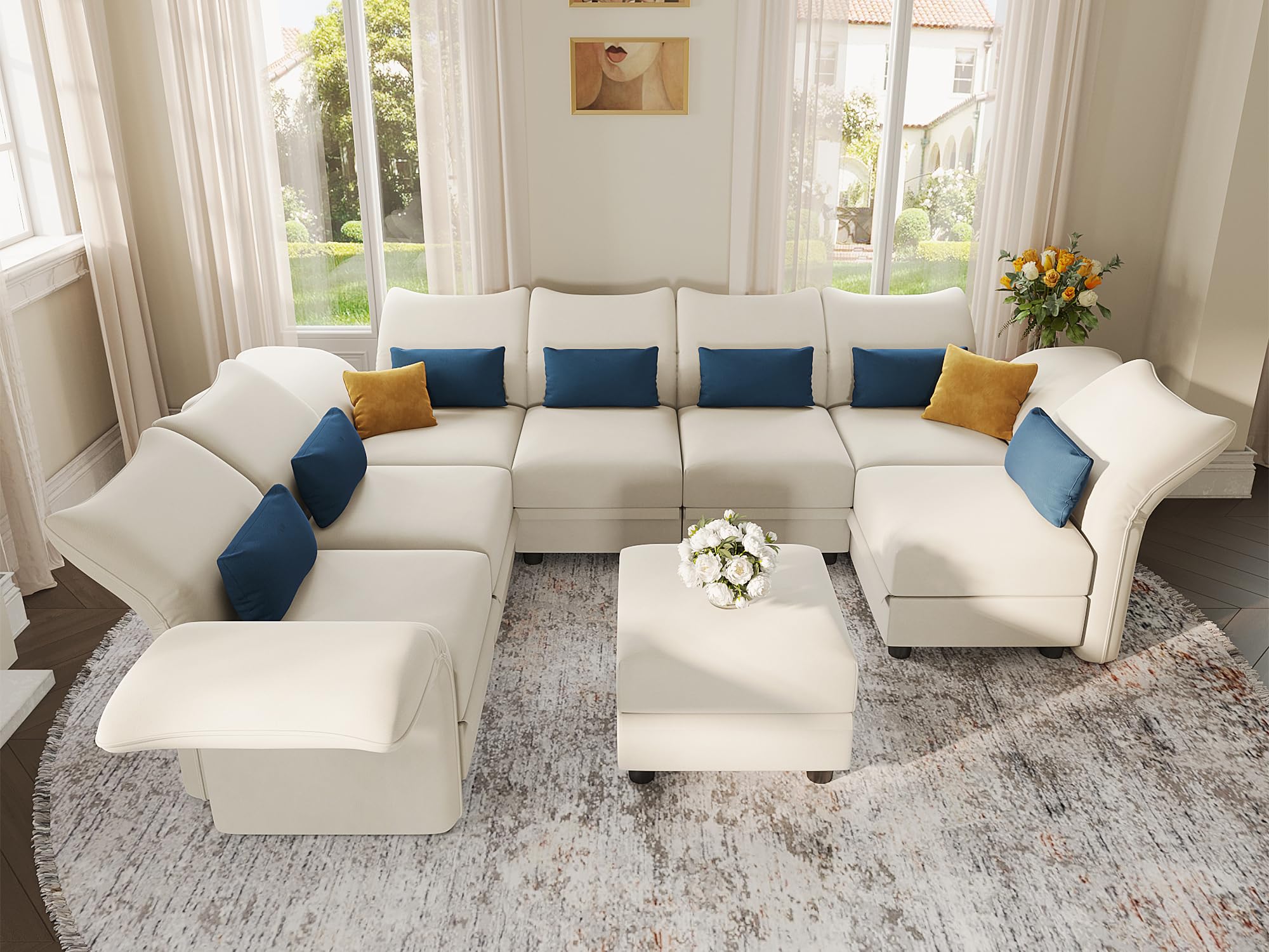 LLappuil U-Shaped Sectional