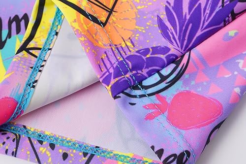 Miniatura 8 de Akokvlar Traje de baño de dos piezas para niñas, tankini con pantalón corto