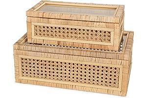 Handwoven Glass Basket - The Perfect Decor Storage Solution