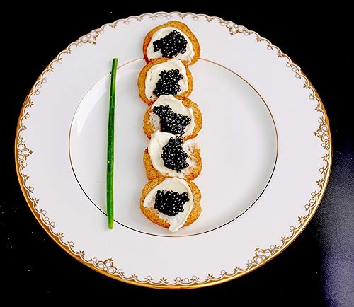 Miniatura 3 de Best Premium - Caviar de esturión de osetra ruso de alta calidad 1 onza-106oz paquete duo 2 latas de 106oz cada una color negro Malossol Ossetra