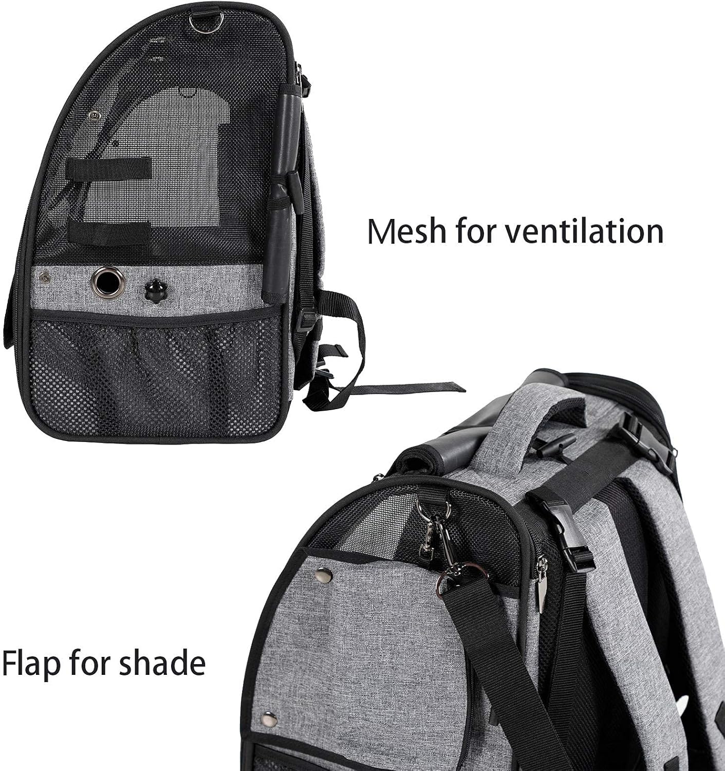 Petsfit Bird Carrier with Stainless Steel Bowl, Includes Slide Tray for Easy Cleaning, 13" x 10" x 16" : Pet Supplies