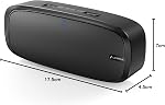 LENRUE Bluetooth Speaker, Wireless Portable Speaker with Loud Stereo Sound, Rich Bass, 12-Hour Playtime, Built-in Mic. Perfect for iPhone, Samsung and More