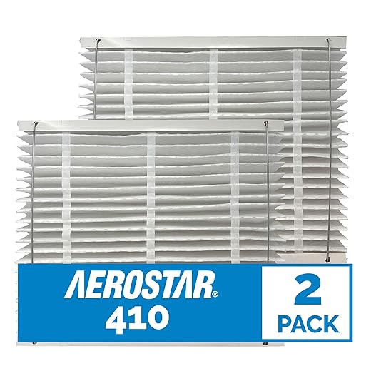 Aerostar MERV 13 Collapsible Replacement Filter for Aprilaire 413, 4PK
