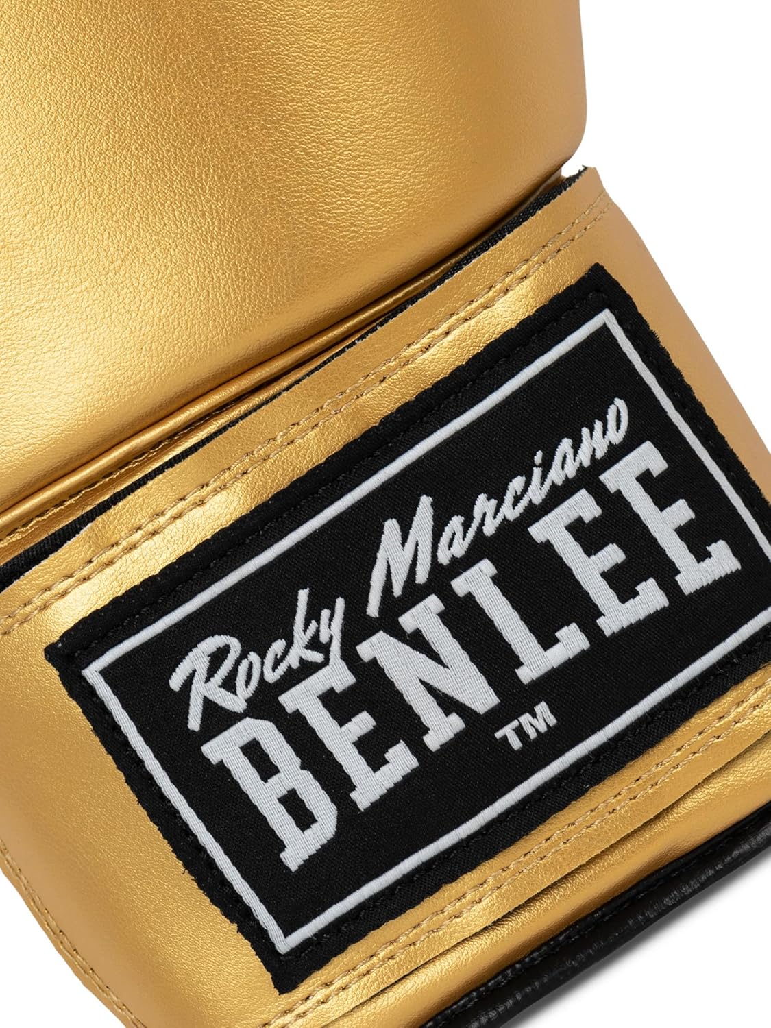 Benlee Rocky Marciano PU Training Glove Rodney - Gold/Black, 12oz by BENLEE Rocky Marciano