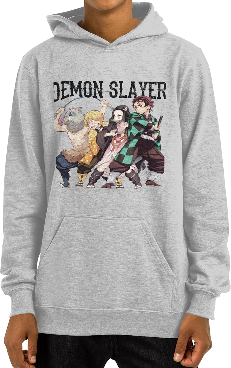Demon Slayer Kimetsu no Yaiba Slay Squad Mens and Womens Pullover Hoodies