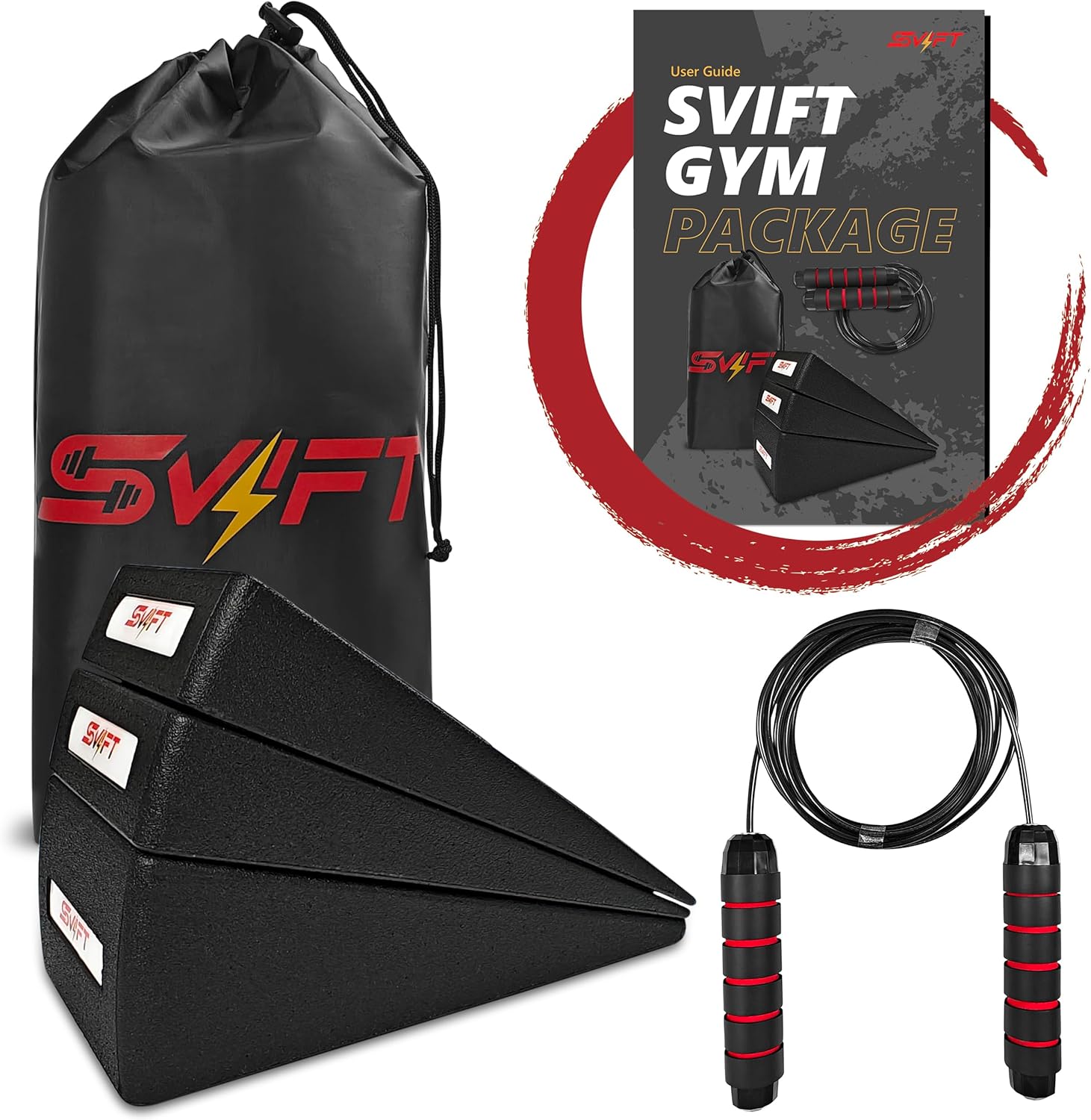 SVIFT Squat Wedge Block Calf Stretcher EPP Foam Stepping