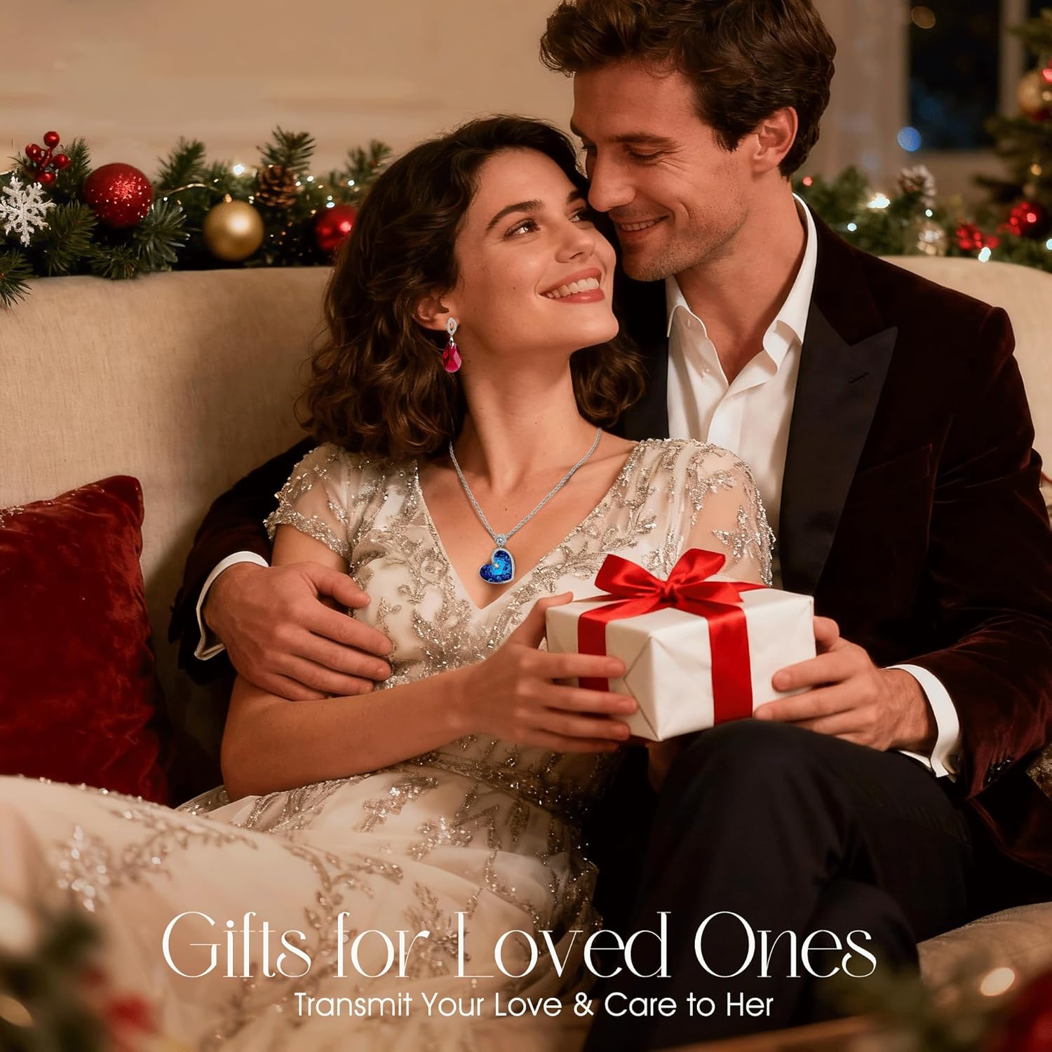 925 Sterling Silver Earrings, Created with Swarovski® Crystals, White Gold Plated, Earrings for Women, Gift for Women – for Birthday, Anniversary, Christmas & Valentine's Day - Image 4