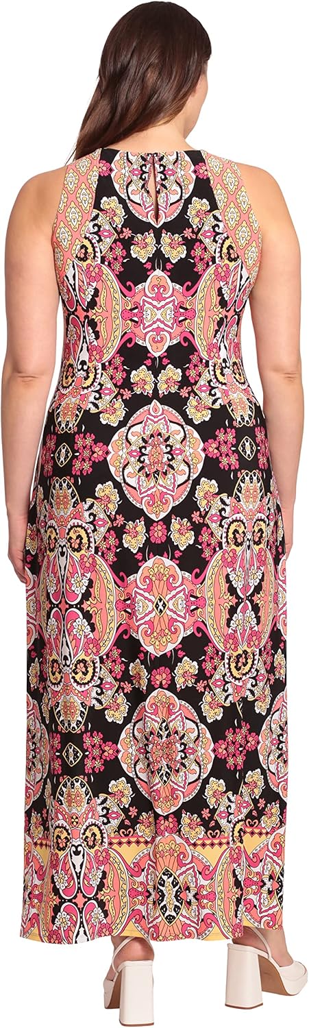 London Times Women's London Times Women's Dresses Dual Slit Maxi Dress Vacation Occasion Event Guest of