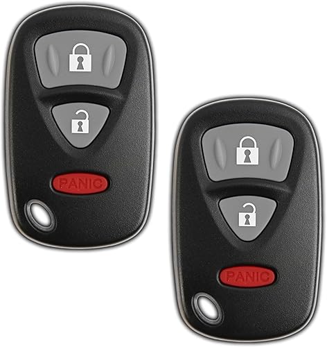 KeylessOption Llavero remoto de entrada sin llave para Suzuki Grand Vitara 2004-2005, 2004-2006 XL-7, 2005-2007 Aerio OUCG8D-246S-A (paquete de 2)