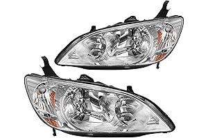 2004 Honda Civic Headlight Assembly Set