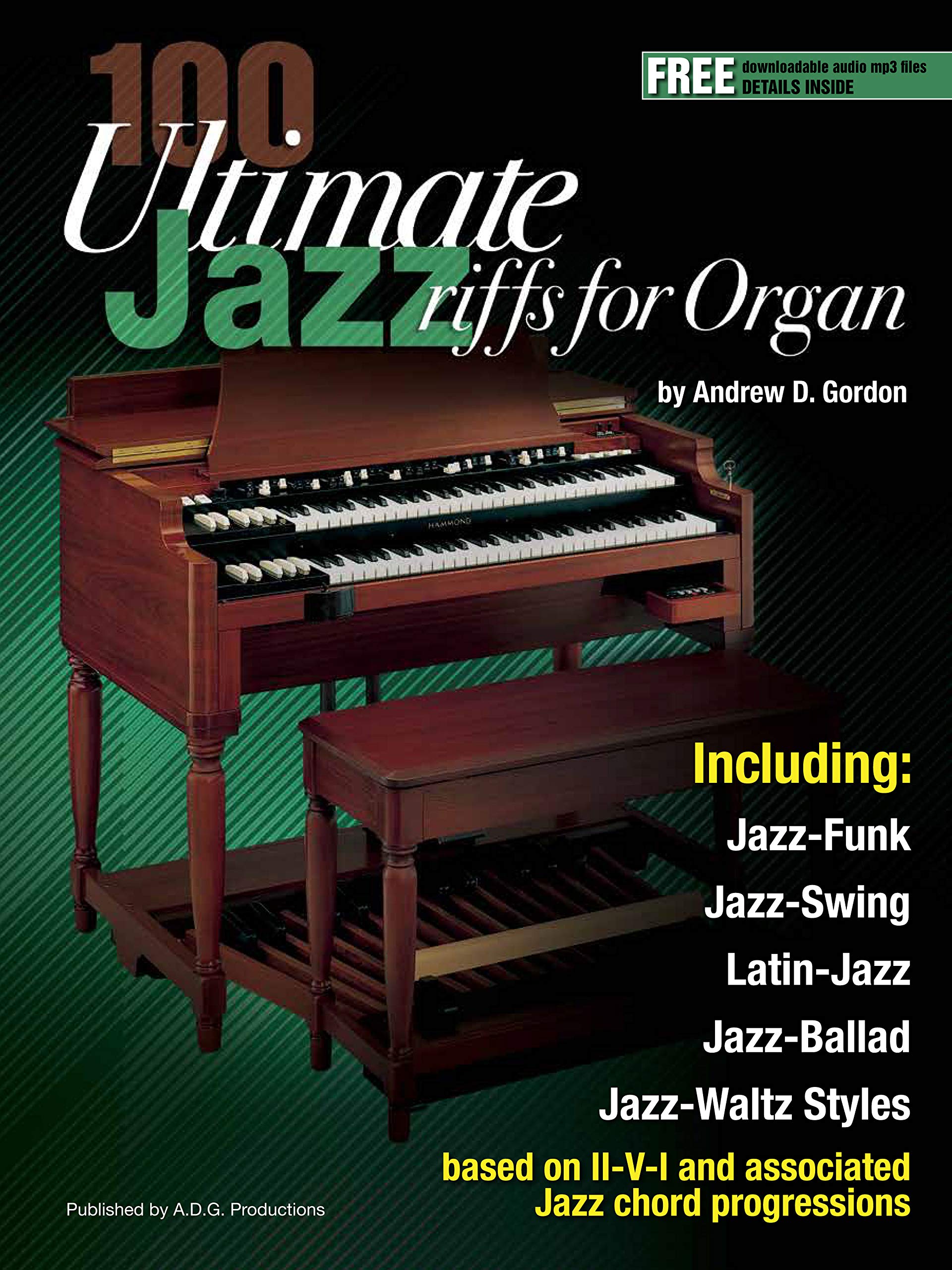 100 Ultimate Jazz Riffs for Organ Book/audio files