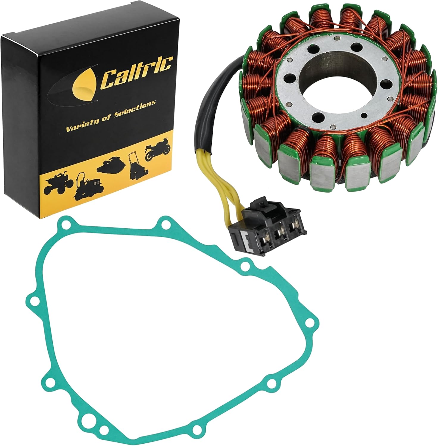 Caltric Stator and Gasket Compatible With Honda 600 Cbr600F4I Cbr-600F4I 2001-2006