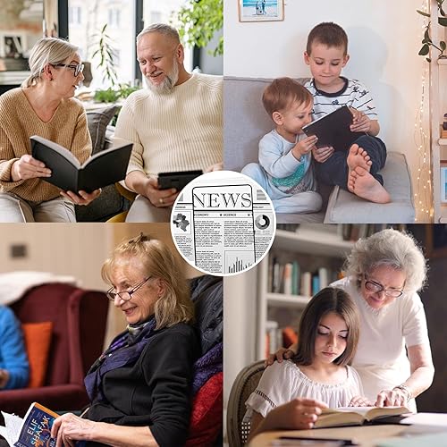 Miniatura 7 de Lupa de página, 2 unidades, 3 unidades, lente Fresnel de plástico óptico plano ligero con 2 marcapáginas de tamaño tarjeta, lupa plana para personas