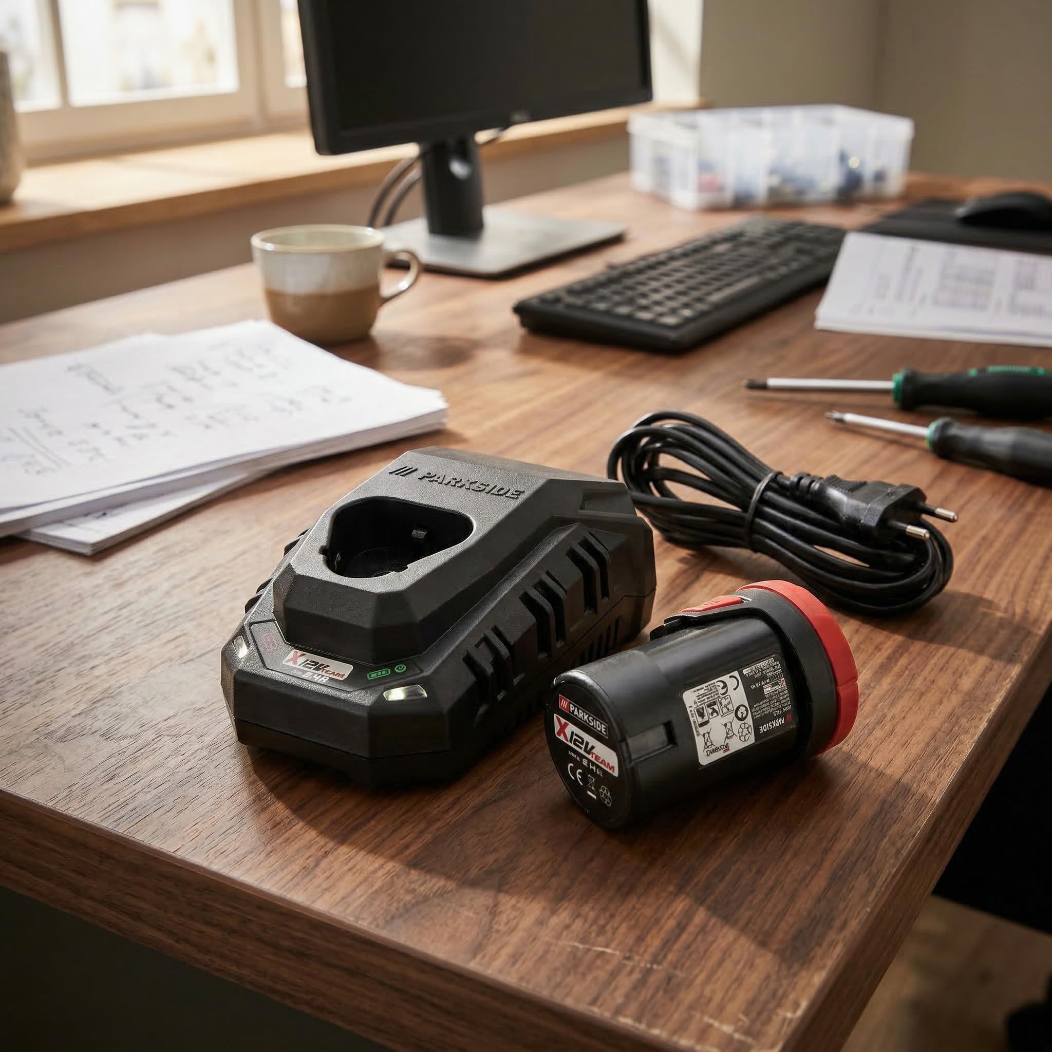 Parkside Performance® PBSPA 12 C3 - Trapano avvitatore a batteria 12 V con 2 velocità