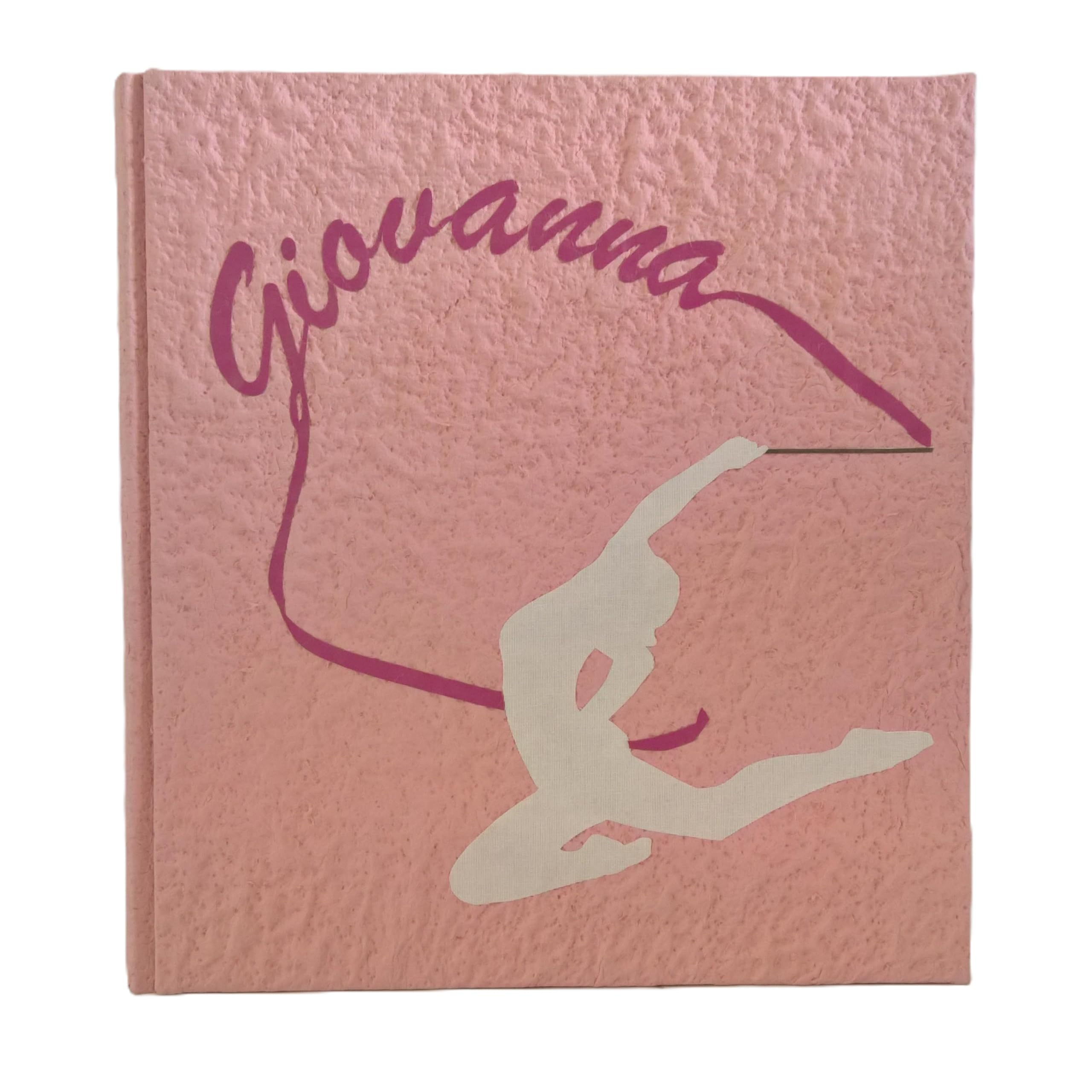 Album foto fotografico artigianale BALLERINA in carta naturale con nome intagliato personalizzabile regalo compleanno, saggio, danza, comunione, ginnastica ritmica artistica 2025 2026 legnoegrafite