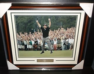 Phil Mickelson Masters Champion 2004 2006 2010 16x20 Photo Framed - Golf Plaques and Collages