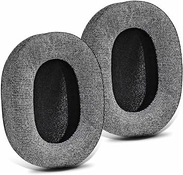 K361 K371 BT Ear Pads - TRANSTEK Replacement Ear Cushion Compatible with K361 / K371BT / K371 bt Headphones Grey Fabric