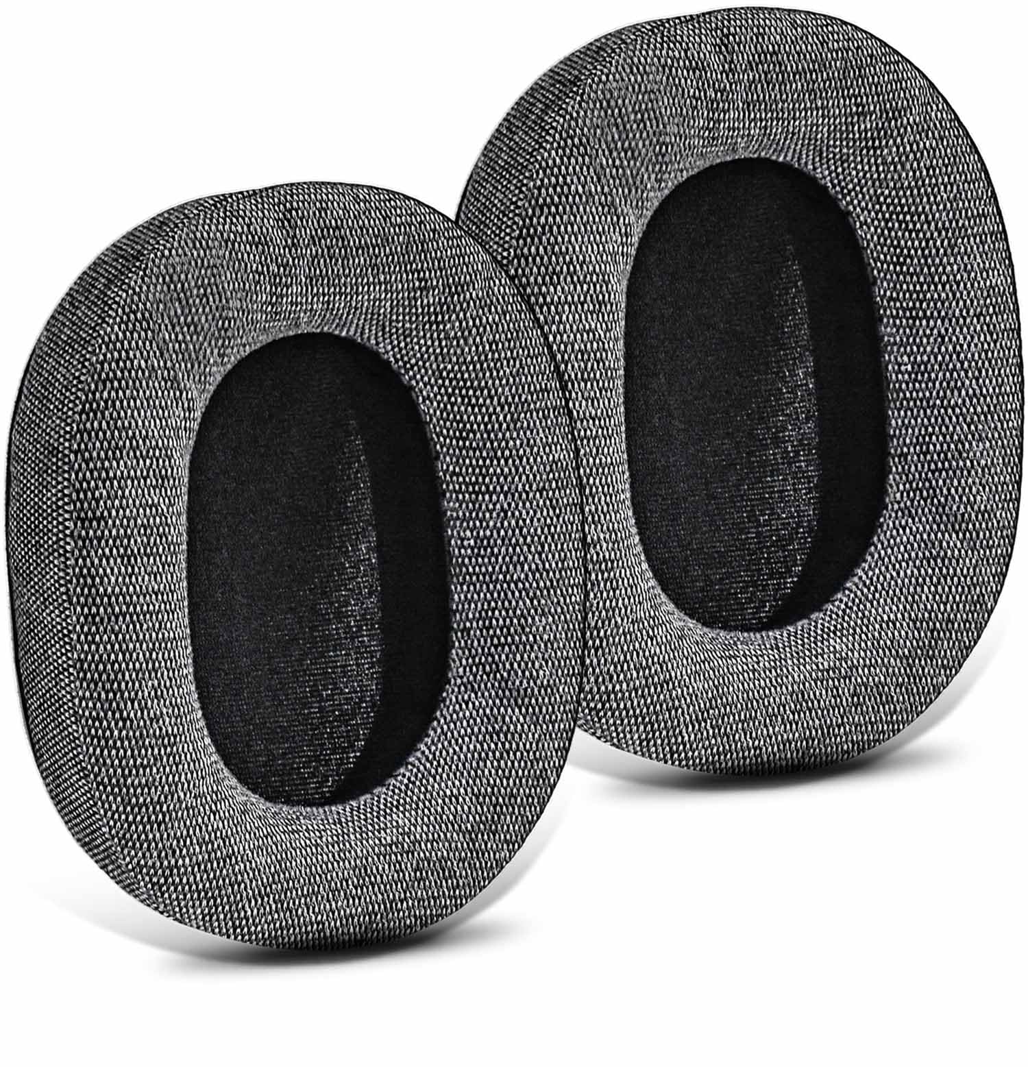 K361 K371 BT Ear Pads - TRANSTEK Replacement Ear Cushion Compatible with K361 / K371BT / K371 bt Headphones (Grey Fabric)