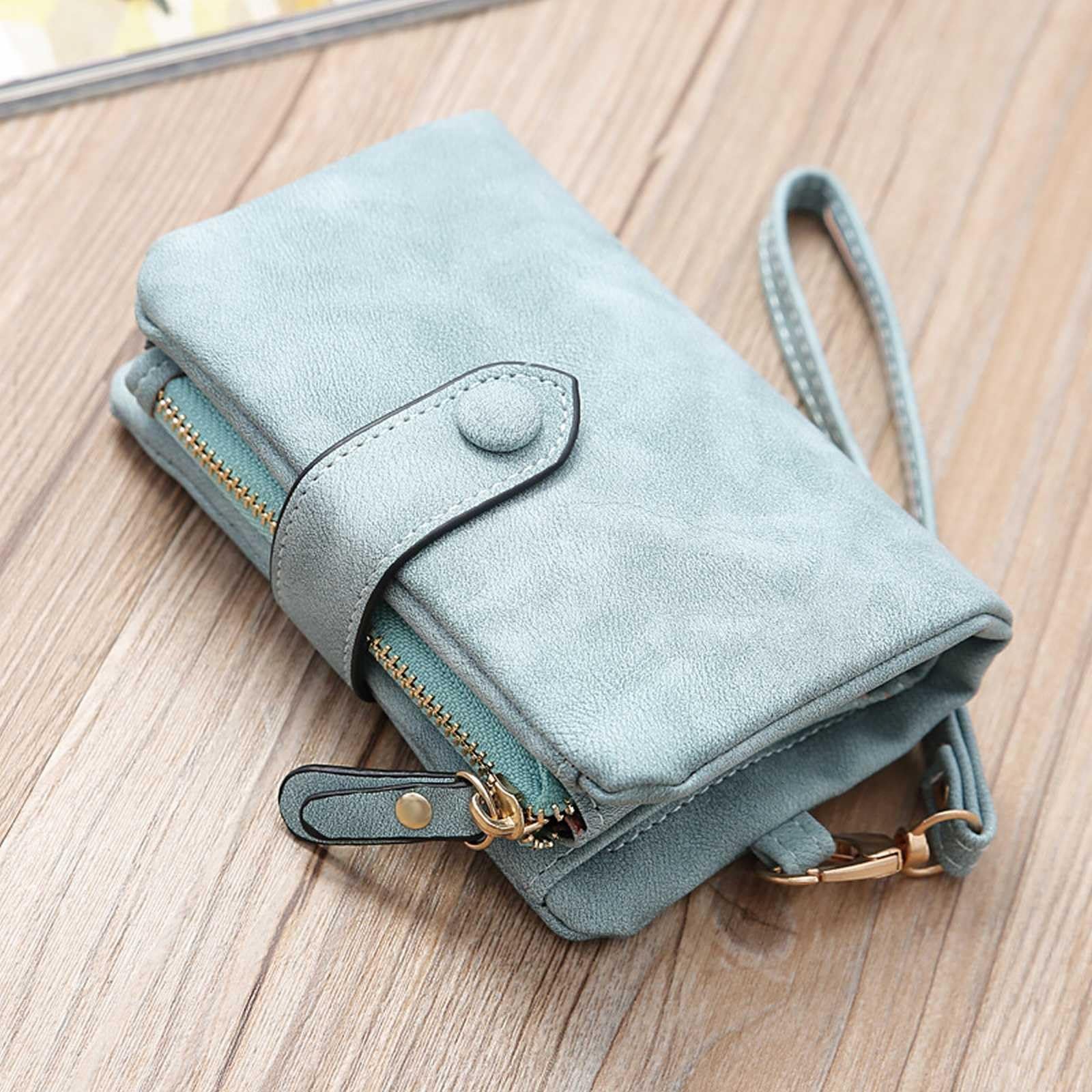 Portafoglio Fotografico Personalizzato Per Donna, In Pelle PU, Con 6 Scomparti Per Carte E Tasca Cerniera, 20x10 Cm, Regalo Personalizzabile Con Foto - 3