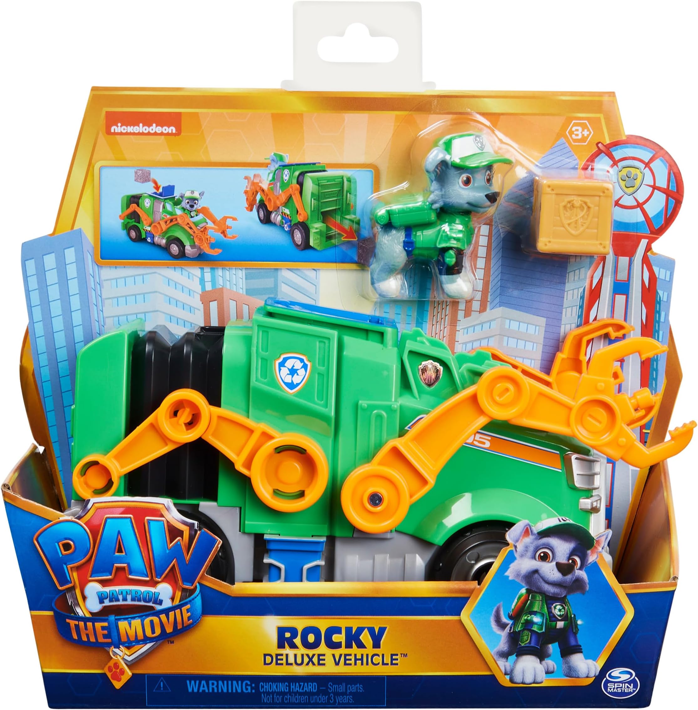Paw Patrol, Rocky’s Deluxe Movie Transforming Toy Car