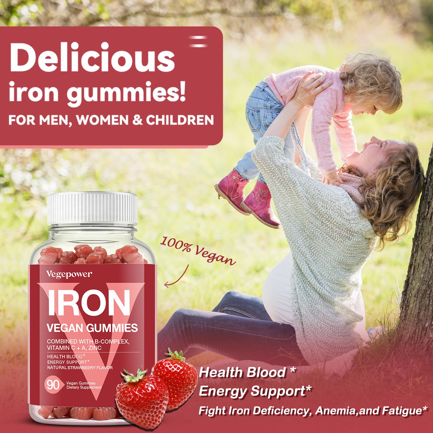 Iron Bisglycinate Supplement for Women - 30mg Iron, 60 Vegan Caps — Amazon image 15