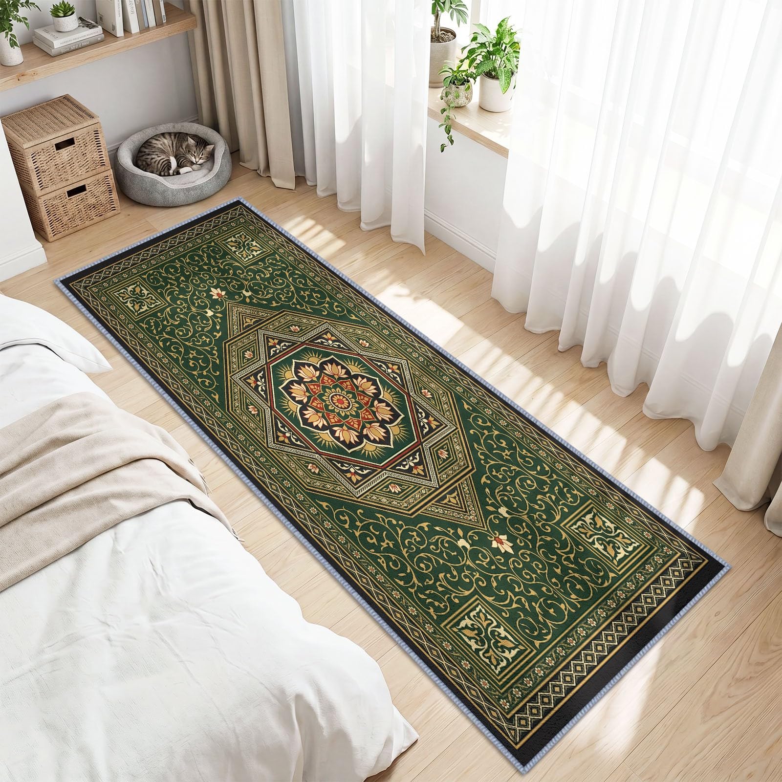 Dywaniki chodnikowe na korytarz, 60 x 300 cm, Datura A, dywan z nadrukiem