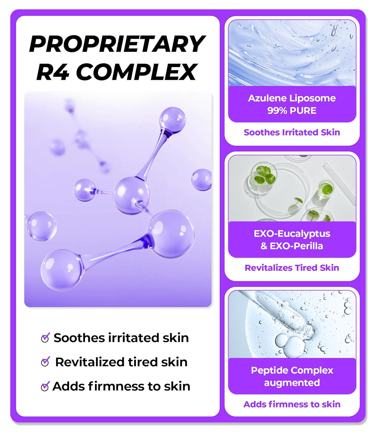 Dermafirm Soothing Repair Korean Emulsion Cream R4 | Daily Face Moisturizer Skin Care Emulsion with Eucalyptus, Peptide and Collagen | Gentle for All Skin Types No Animal Trials No Paraben 6.76 fl oz - Image 7