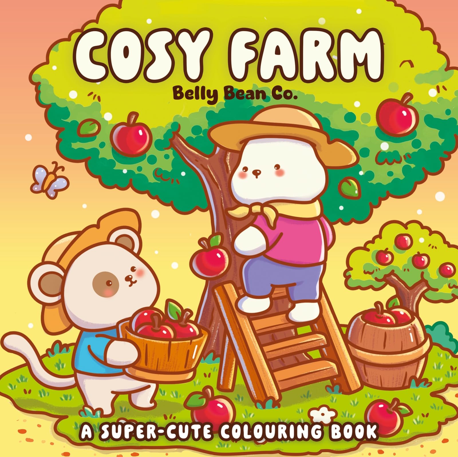 Cosy Farm: A super-cute colouring book