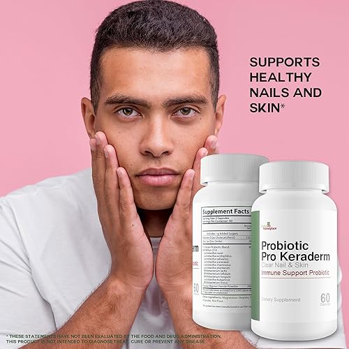 Miniatura 6 de Probiotic Pro Keraderm - Apoyo inmunológico probiótico - Fórmula específica de uñas y piel para promover uñas y pies saludables - Ayuda a la higiene