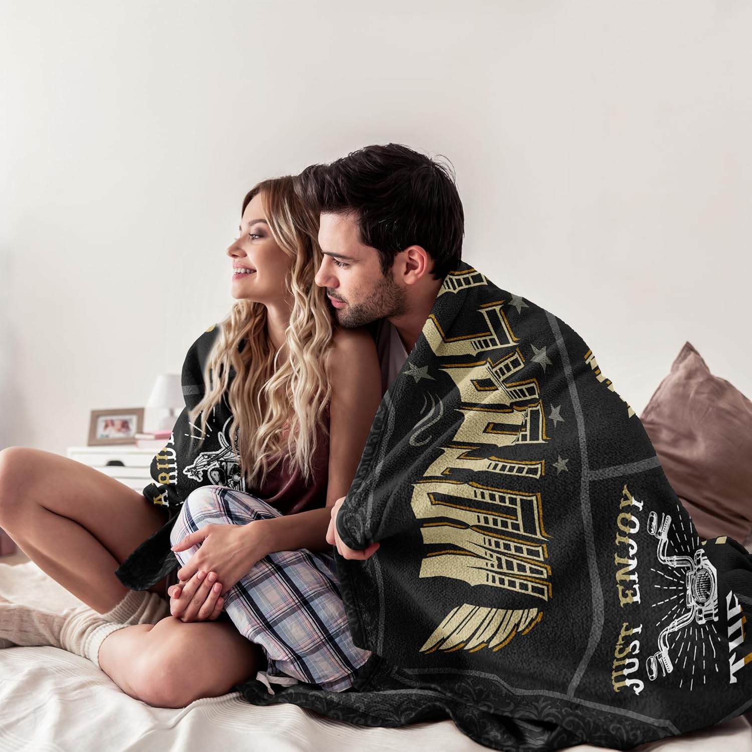 Motorcycle Gifts for Men Women, Best Gifts for Motorcycle Riders, Lovers, Blanket Gift for Boyfriend Husband 60” X 50” - Image 3