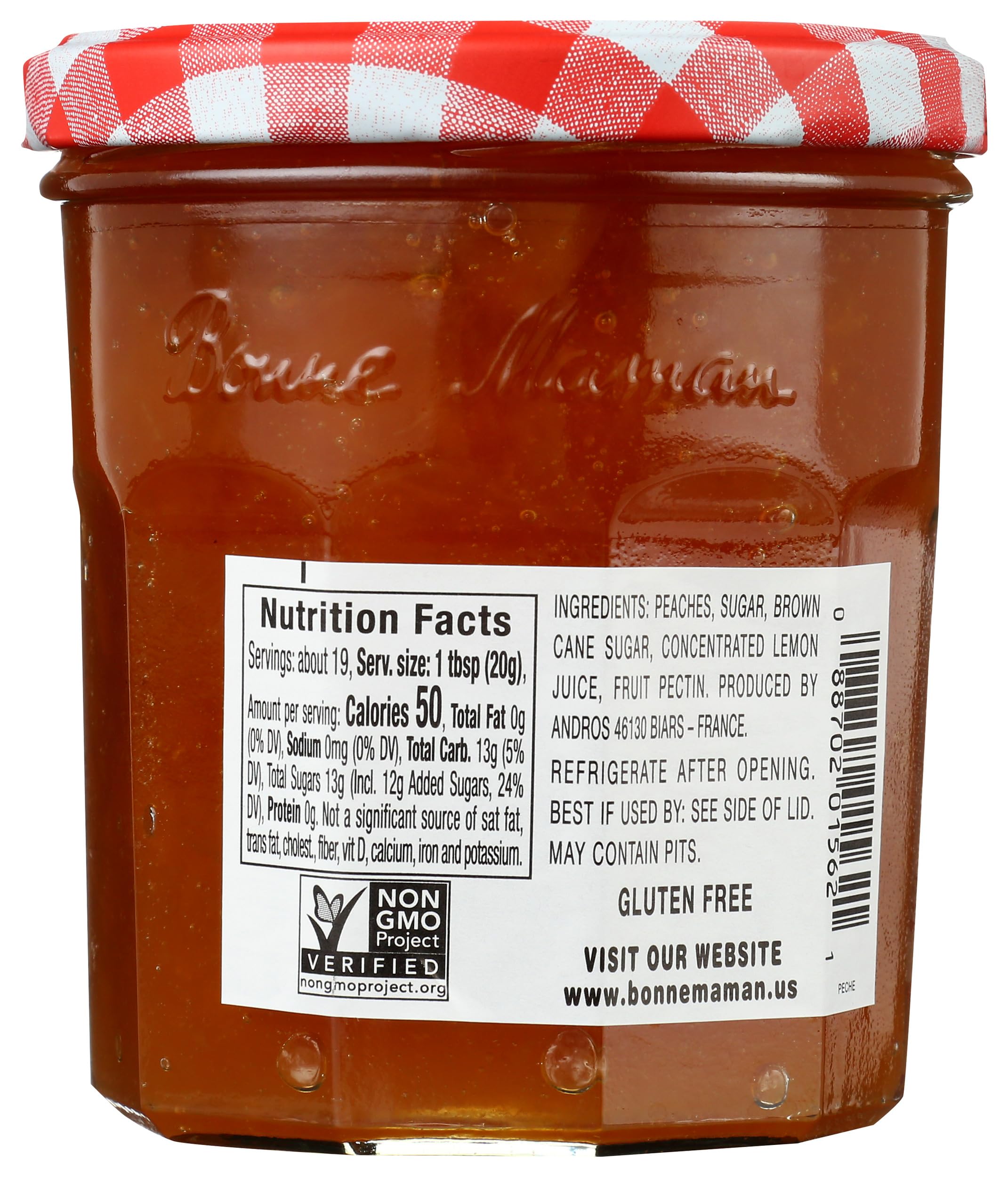 Amazon.com: Bonne Maman Preserve, Peach, 13-Ounce : Grocery