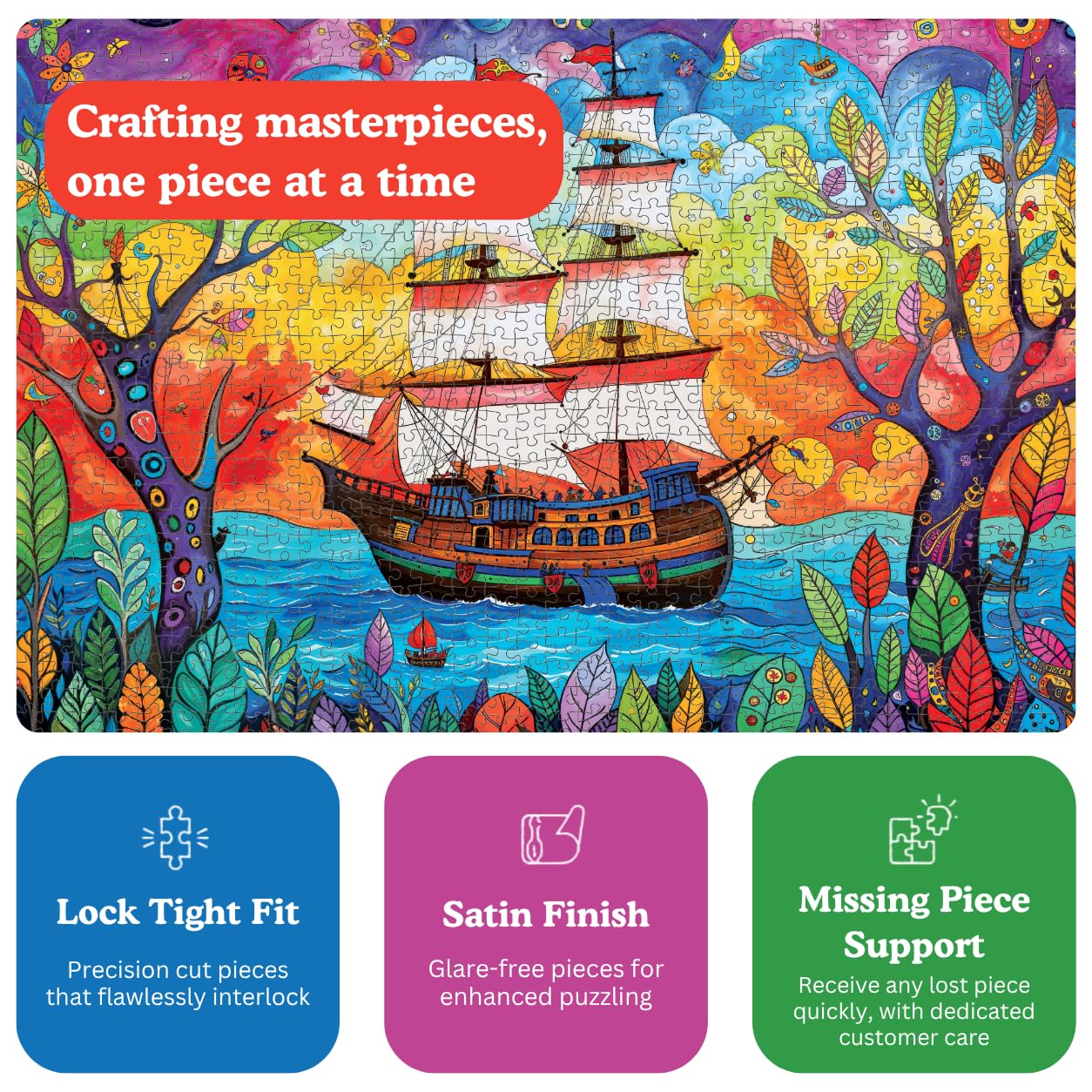 Amazon.com: Cross & Glory | Jigsaw Puzzles for Adults | Caribbean