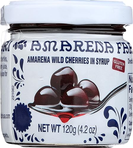 Fabbri Cerezas silvestres en jarabe pesado, 4 onzas (paquete de 24)