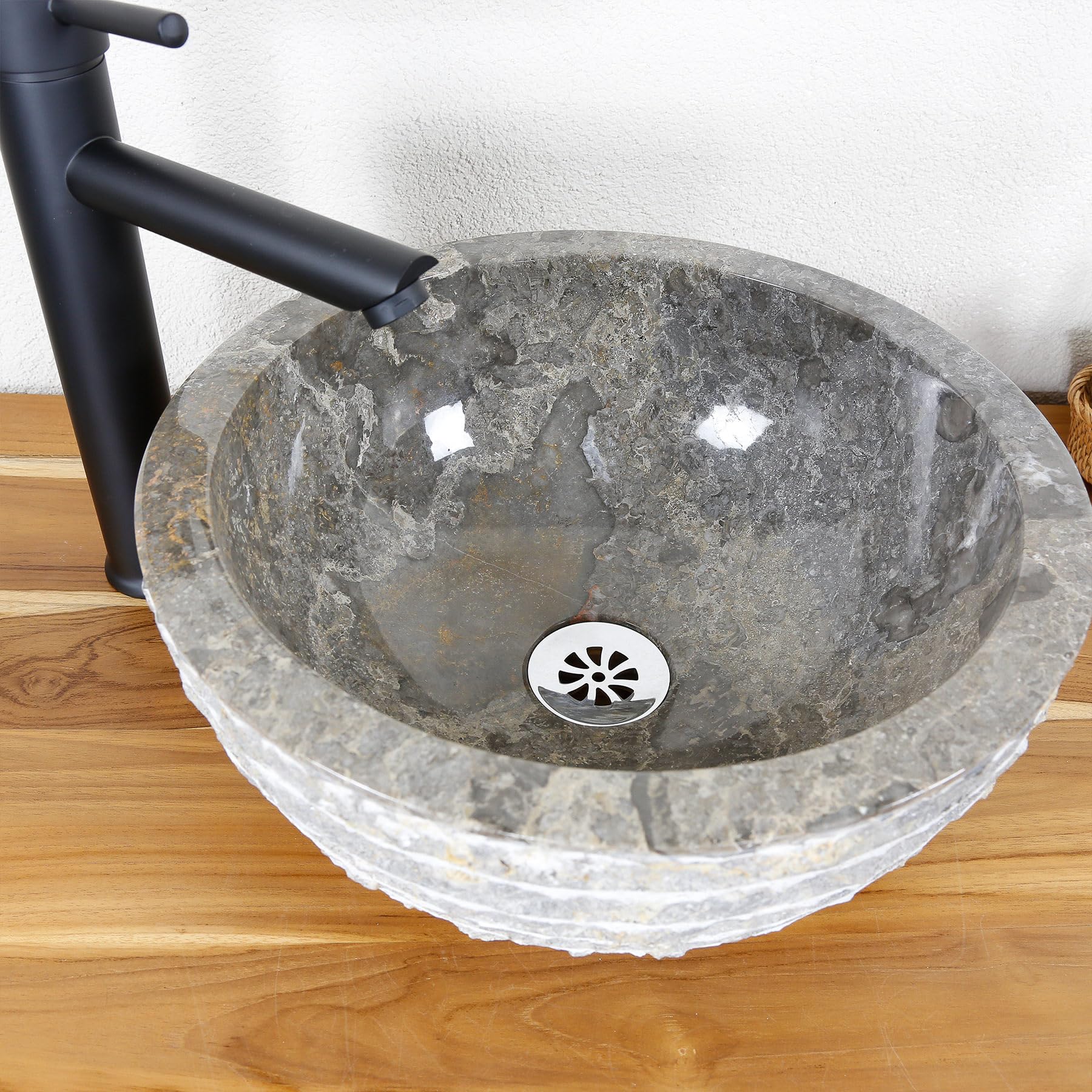 Lavabo de mármol Marika Gris