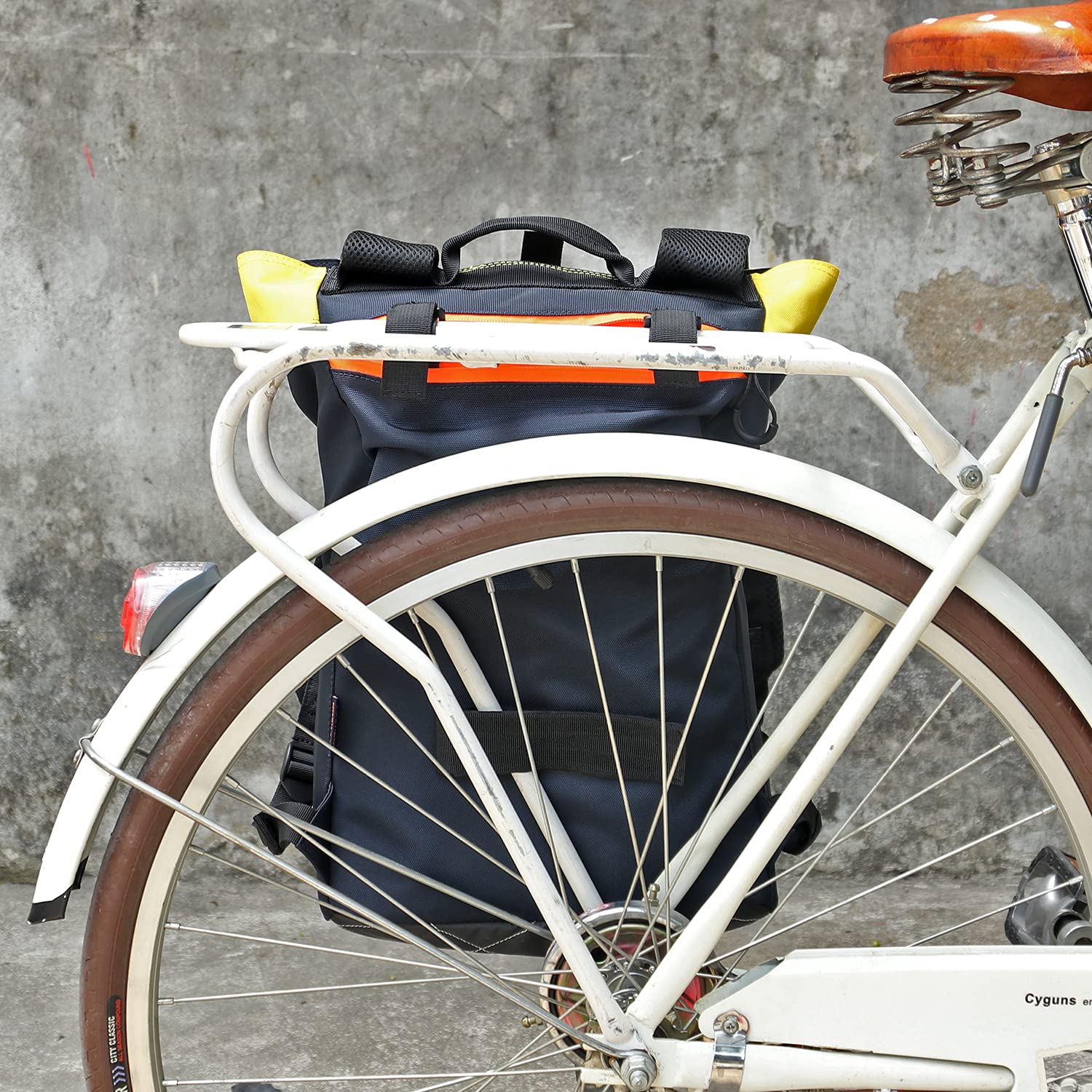 Tourbon Nylon Bicycle Pannier Bags Cycling Backpack Shoulder Bag Bike Rear Seat Storage