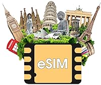 Vista 1 de Europe Prepaid Esim Card, Activation Required,5GB for 5 Days in UK and Europe, Data Only Europe SIM Card for iPhone and Android, Not Physical Card