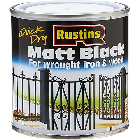 Rustins BLAM250 250ml Paint - Matt Black