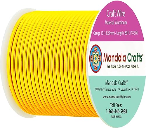 Miniatura 460 de Mandala Crafts - Alambre de aluminio anodizado de calibre 22 para hacer joyas - 121.92 m de alambre flexible de color en tonos pastel - Flexible
