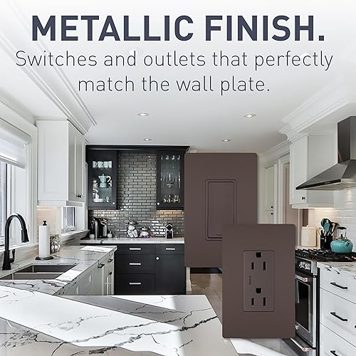 Miniatura 7 de Pass & Seymour RWP26WCC10 - Plato de pared, plástico, 0.04 onzas (1 gramo), color blanco, RWP26DBCC6