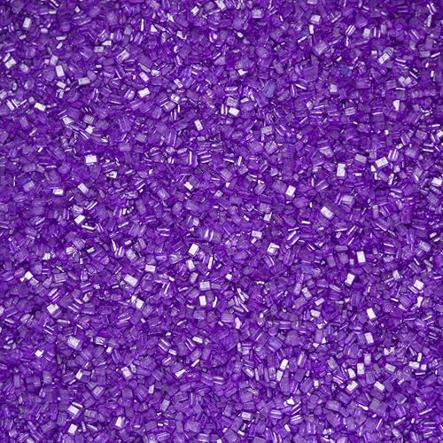 LAVENDER - Cristal de azúcar – Tarro agitador de 4 onzas – Gránulos de azúcar comestibles / azúcar de lija para pasteles, cupcakes, galletas,